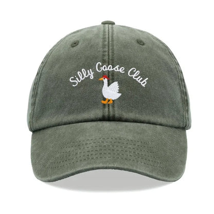 1pc Men' and Women' Vintage Soft-Top Baseball Cap with Chicken Print