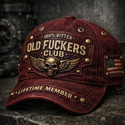 Skull Printed Letter Baseball Cap Men Women