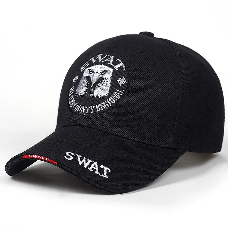 Eagle Baseball Cap Men's Embroidered Eagle Pattern Cap