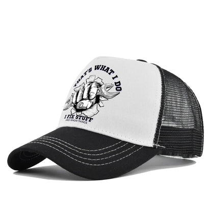 Spring Summer Printed Mesh Breathable Baseball Cap