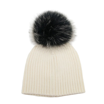 Cotton BB Knitted Beanies Outdoor Hat Children Hats