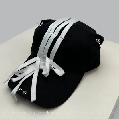 Unisex Street Style Rivet Leopard Print Baseball Cap
