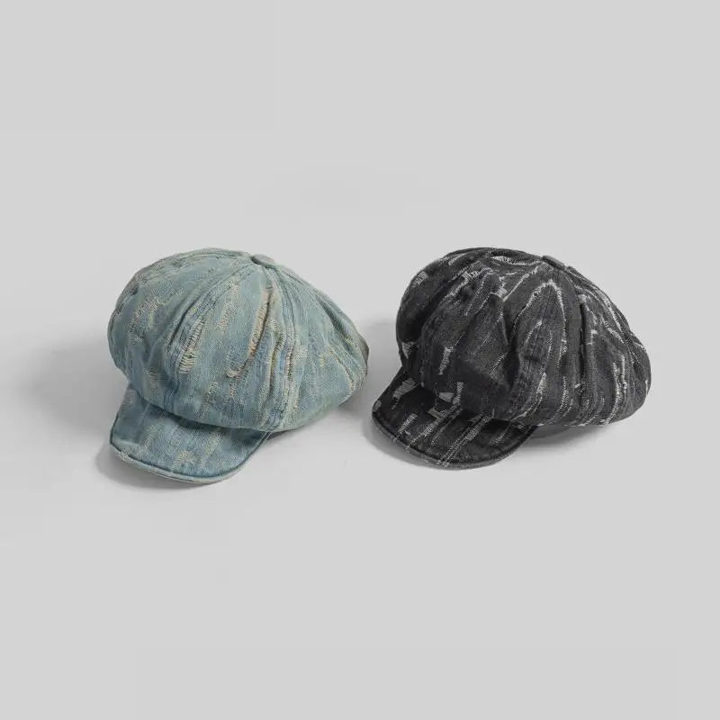Korean Style Women's Denim Beret