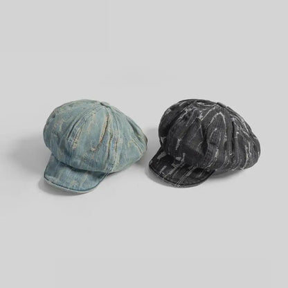 Korean Style Women's Denim Beret