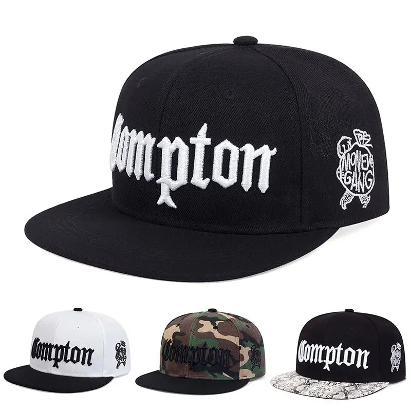 New Compton Cap Street Dance Snapback Hat Hip Hop Headwear For Men Women