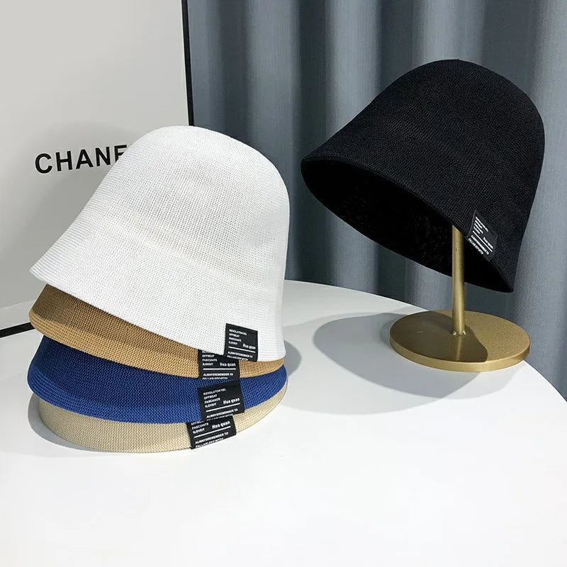 Women's Summer Panama Multicolor Bucket Hat