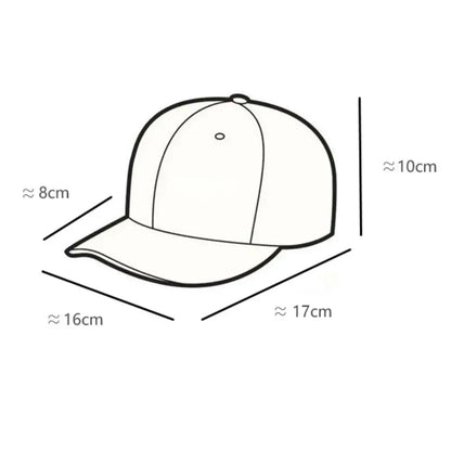Cute Embroidered Bear Baseball Hat Breathable Wide Brim