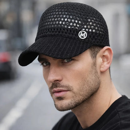 Unisex Hollow-Out Design Mesh Baseball Cap
