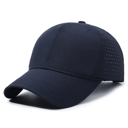 Cycling Baseball Cap Mesh Breathable Sun Hat Quick Dry Lightweight Fishing UV Protection Outdoor Summer Casual Cap