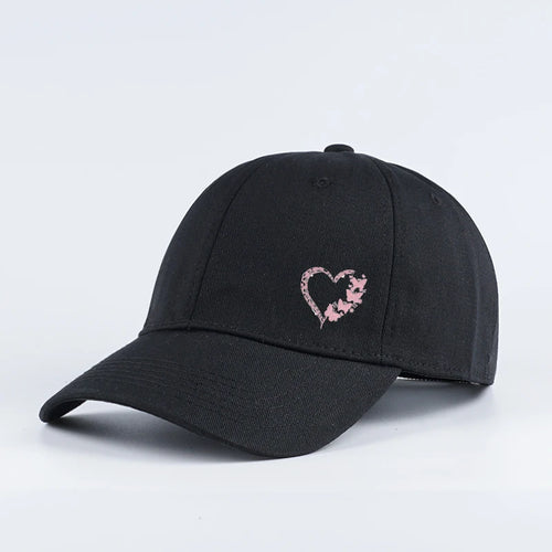 Butterfly Heart Print Baseball Cap