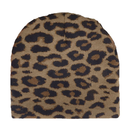 New Leopard Autumn Winter Causal Hip Hop Beanie Tide