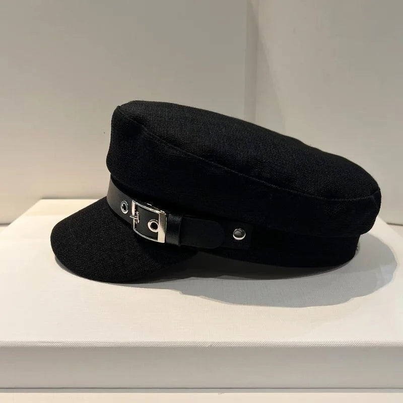 Women's Octagonal Beret Spring/Autumn Flat-Top Cap Beret