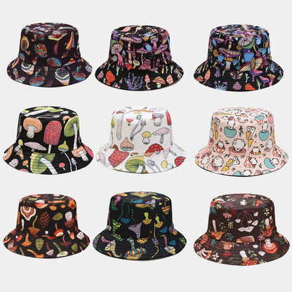 Colorful Print Bucket Hat Panama For Women And Men