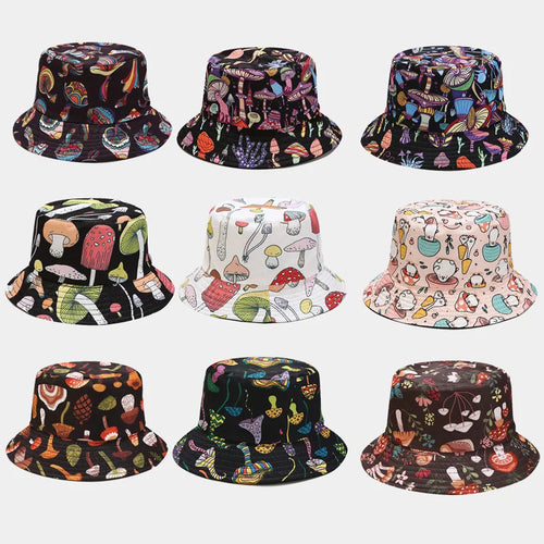 Colorful Print Bucket Hat Panama For Women And Men