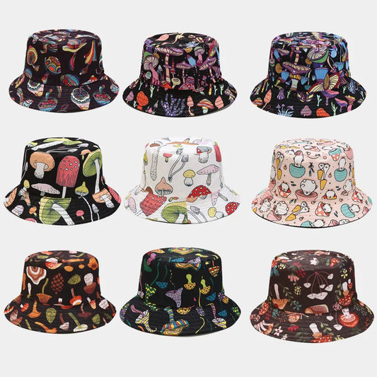 Colorful Print Bucket Hat Panama For Women And Men