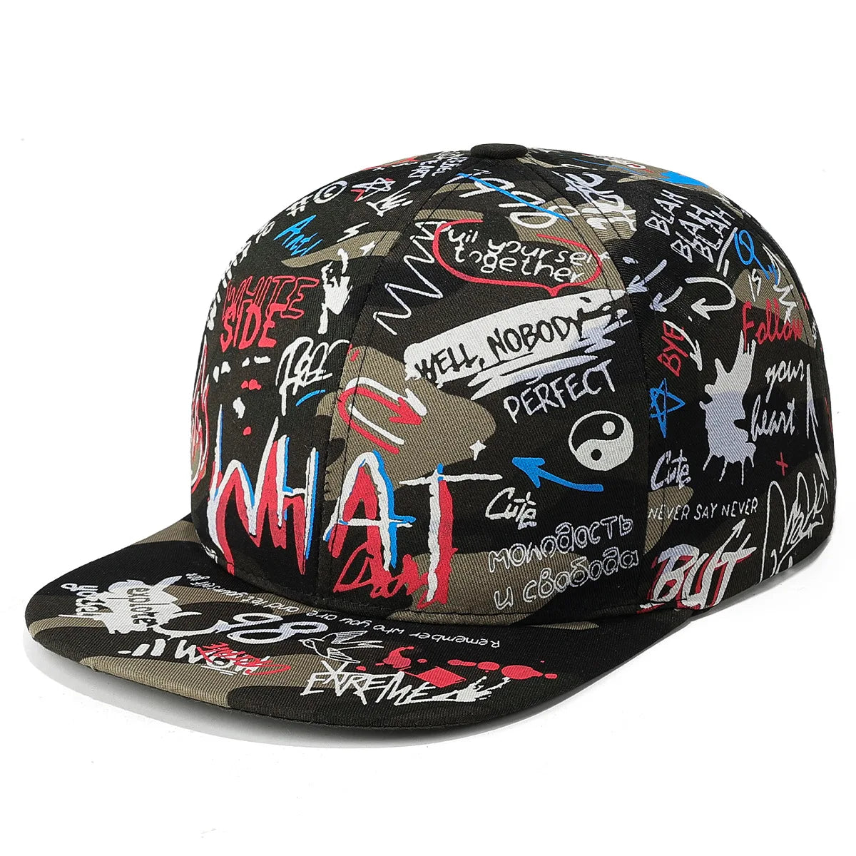 Unisex Letter Printing Snapback Spring and Autumn