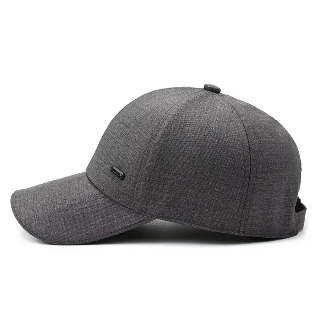Trendy Outdoor Men's Suit Material Baseball Cap Korean Style Adjustable
