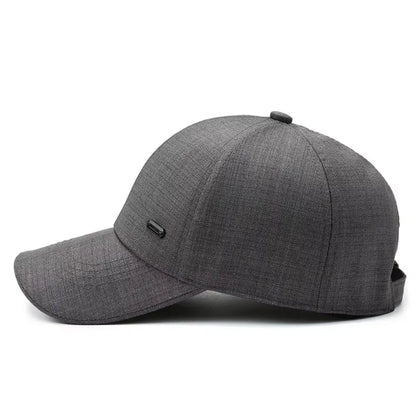Trendy Outdoor Men's Suit Material Baseball Cap Korean Style Adjustable