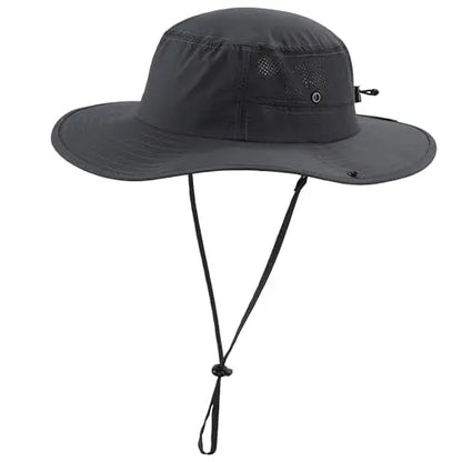 UPF50+ Men Sun Hat Wide Brim Adjustable Women UV Protection Beach Bucket