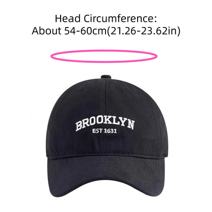 Breathable Men Baseball Hat Anti-UV Lightweight Embroidered Letter