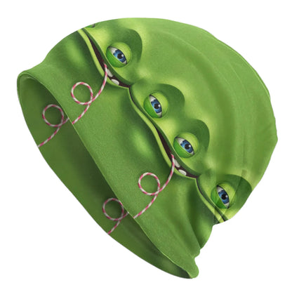 Funny Expression Bonnet Hat Knitted Hats Men Women