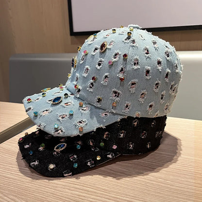 New Spring/Summer Washed Denim Baseball Cap