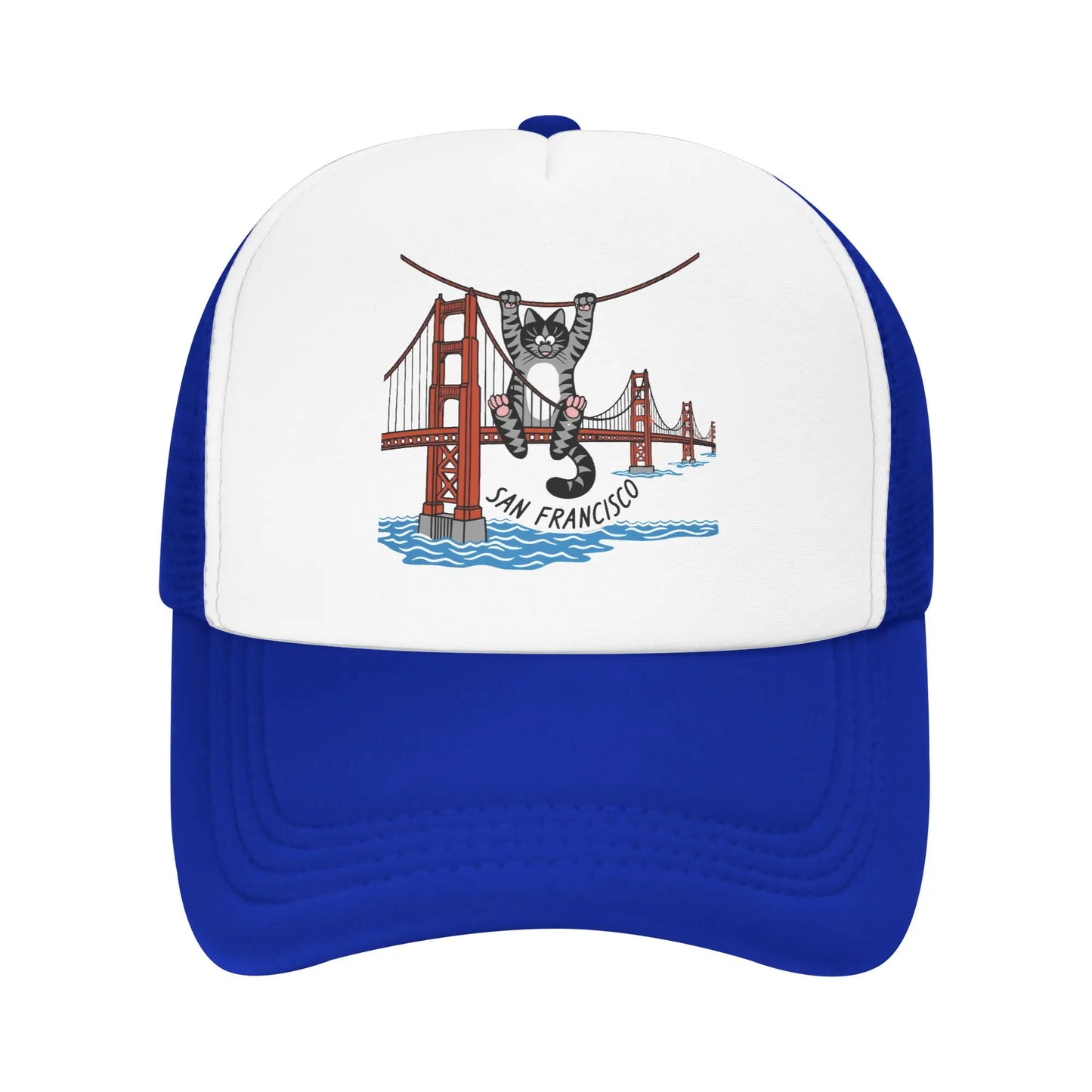 Men Ryan Gosling Cat Bridge Cap Casual Mesh Baseball Cap