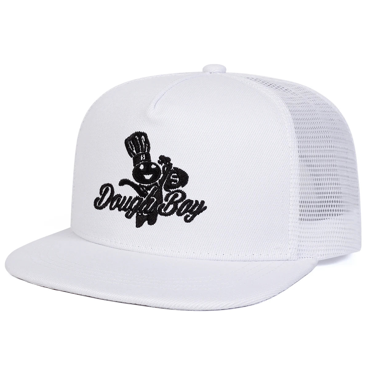 Unisex Daugh Boy Letter Embroidery Hip-Hop Net Hats