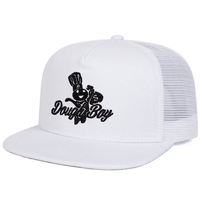 Unisex Daugh Boy Letter Embroidery Hip-Hop Net Hats