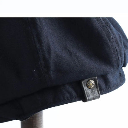 British Style Newsboy Men Cotton Ascot Dad Khaki Male Spring Autumn
