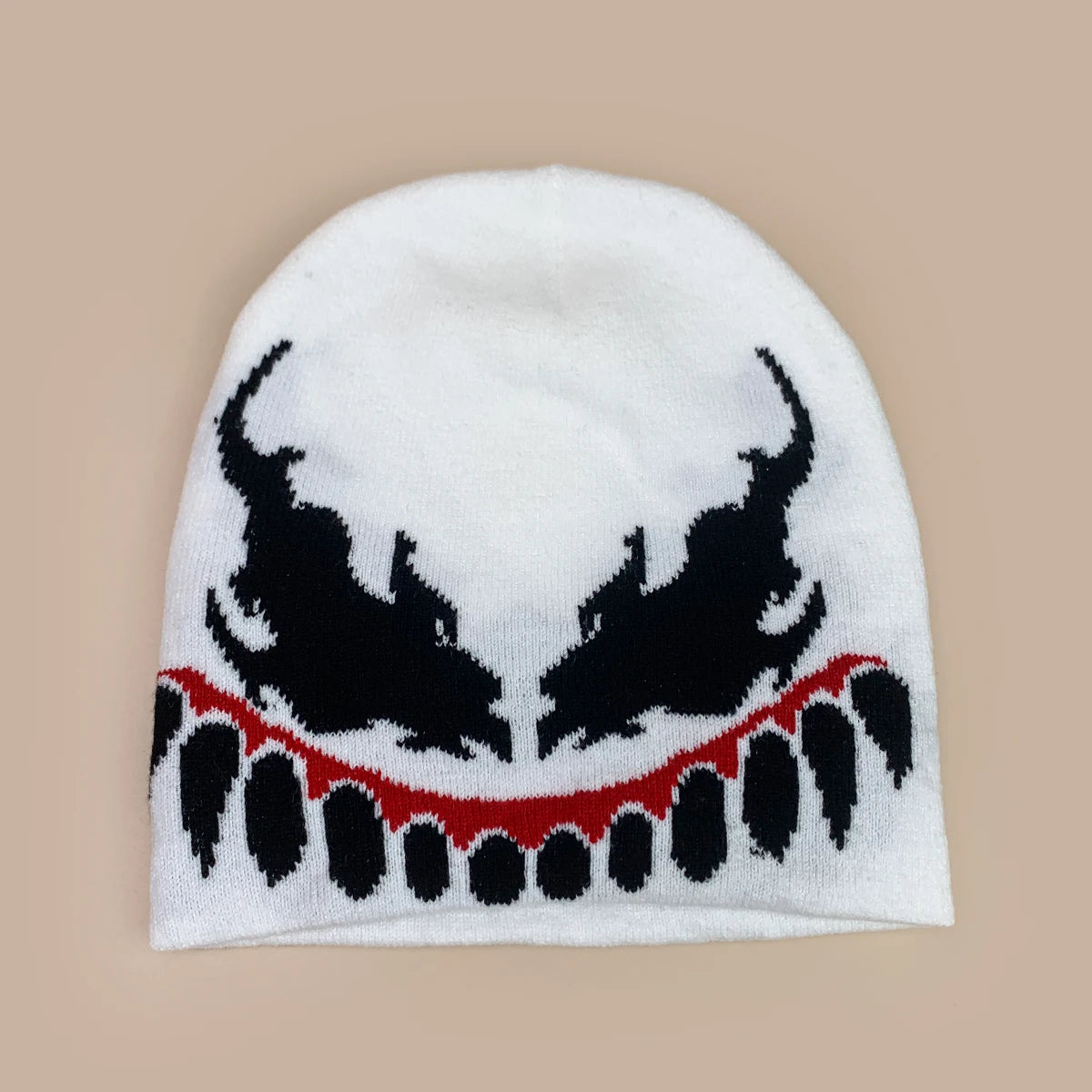 European American Style Jacquard Grimace Knitted Hats