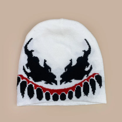 European American Style Jacquard Grimace Knitted Hats