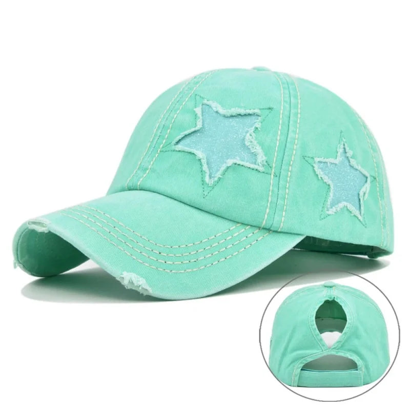 Women Ponytail Baseball Cap