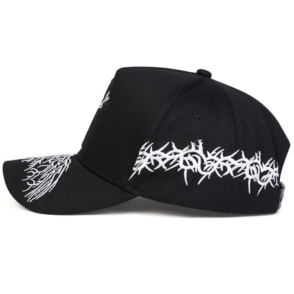 Unisex Iron Wire Nail Embroidery Baseball Caps Spring Autumn