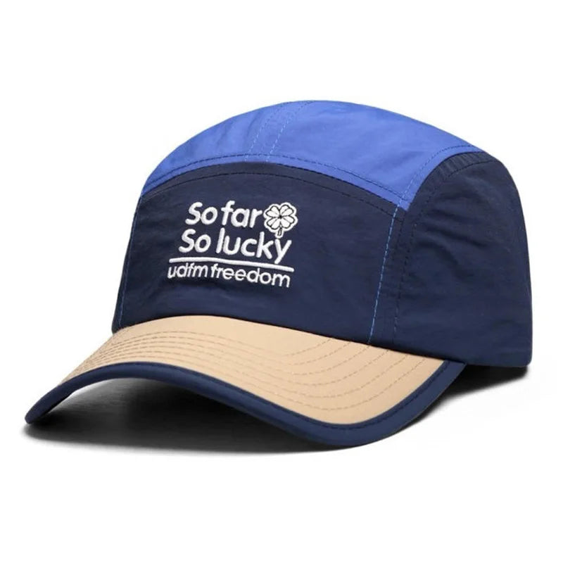 Summer Lightweight Color-Block Baseball Cap