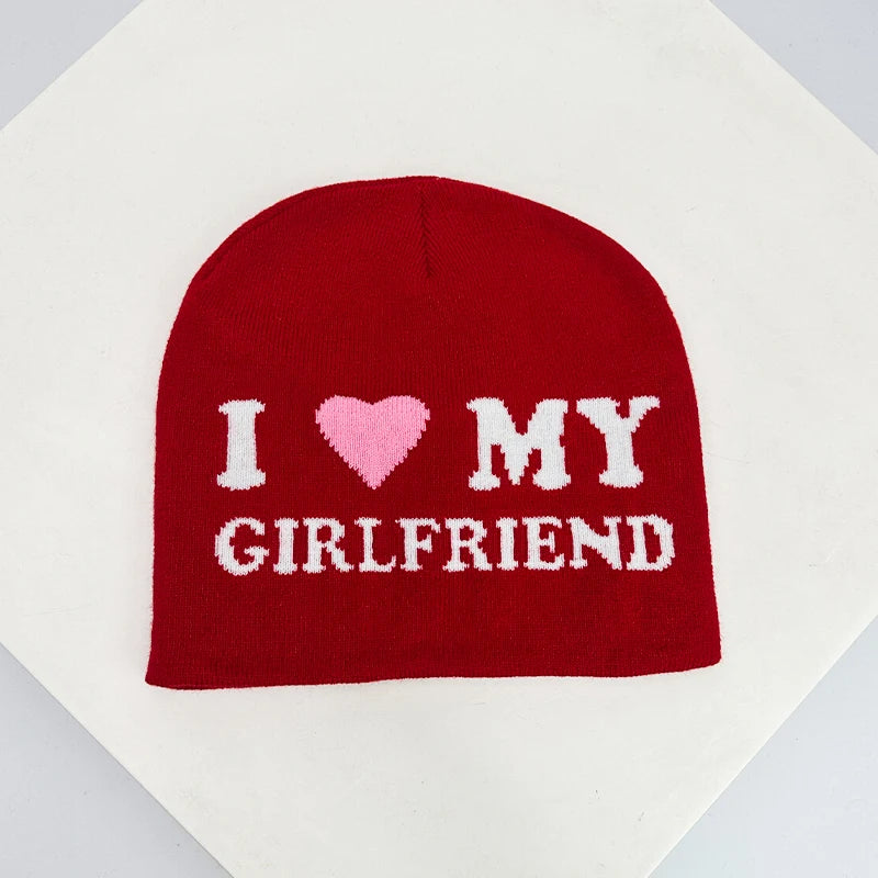 New Unisex Design Sense Love Letter Knitted Hats