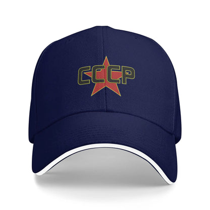 Russian USSR CCCP Creative Birthday Gifts Streetwear Red Star Hiking Baseball Caps Man Hip Hop Trucker Cap