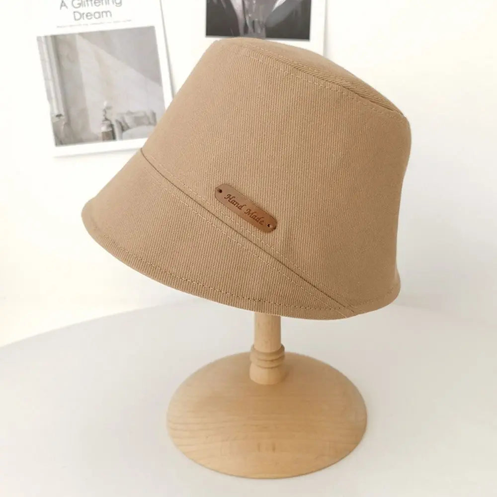 Anti-UV Foldable Bucket Hat Cotton Fisherman's Hat