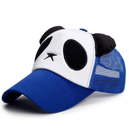 Summer Cute Panda Baseball Caps For Men Women Cotton Hip Hop Sun Protection Boys Girls Outdoor