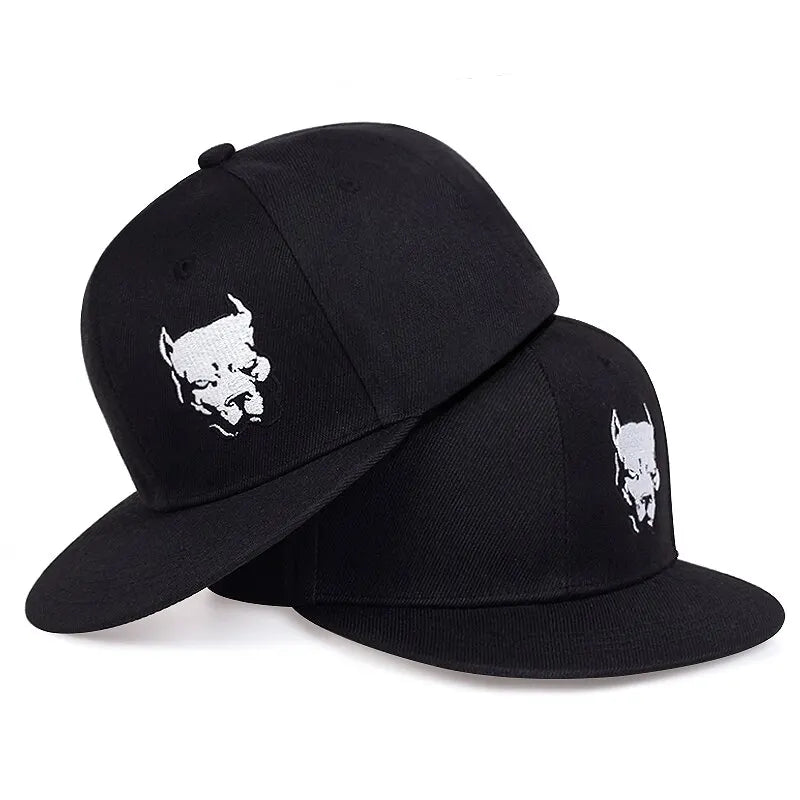 Unisex Dog Head Embroidery Embroidery Hip-Hop Hats Casual Baseball Caps