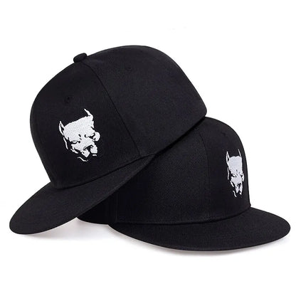 Unisex Dog Head Embroidery Embroidery Hip-Hop Hats Casual Baseball Caps