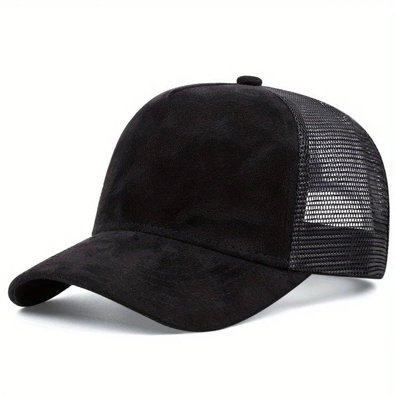 New Summer Mesh Baseball Cap Women Men Letter Patch Snapback Hat