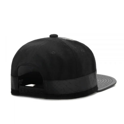 Fashion Hip Hop Hat Iron Tag Leather Checkered Pattern Adjustable Outdoor Adult Casual Sports Hat Baseball Cap