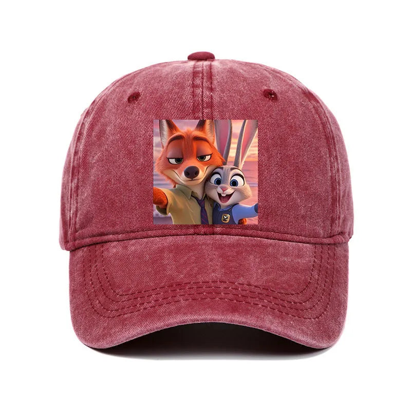 Cartoon Zootopia Three-toedSloth Baseball Cap