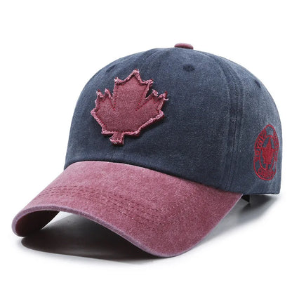 Maple Leaf Retro Baseball Men And Women