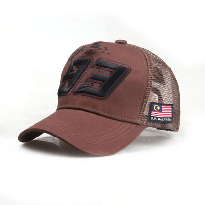 93 racing cap Motorcycle Hat Men's and Women's