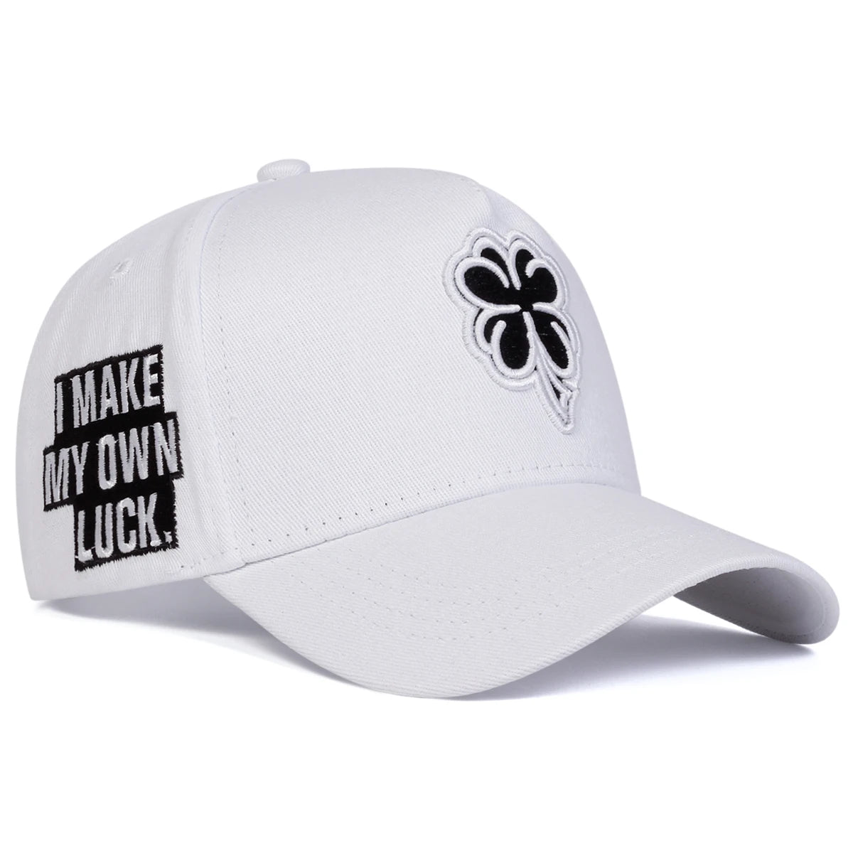 Unisex Clover Embroidery Baseball Net Caps Spring and Summer