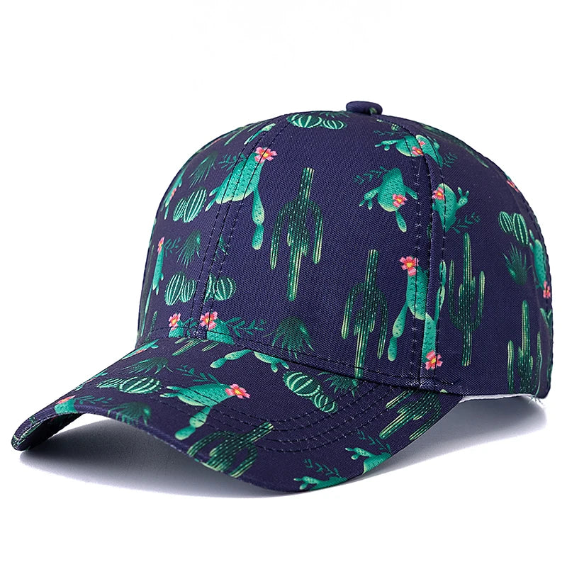 Unisex Summer Baseball Cap Fruit Print Men Women Cap