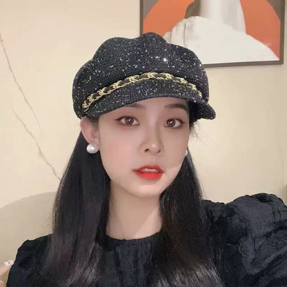 Korean Sun Protection Hollow Octagonal Hat