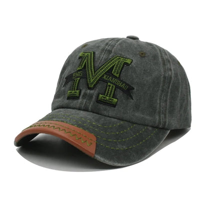 Unisex Vintage Cotton Snapback Caps Men Baseball Cap Hats